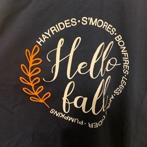 Homemade large navy long sleeve fall shirt